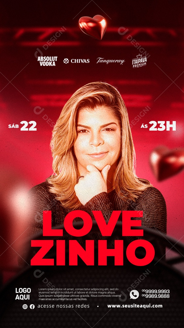 Story Lovezinho Flyer Paula Matos Dia Dos Namorados Social Media PSD Editável