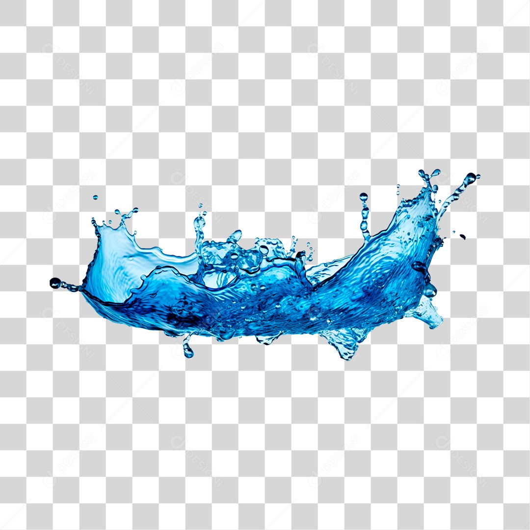 Agua Respingando PNG Transparente