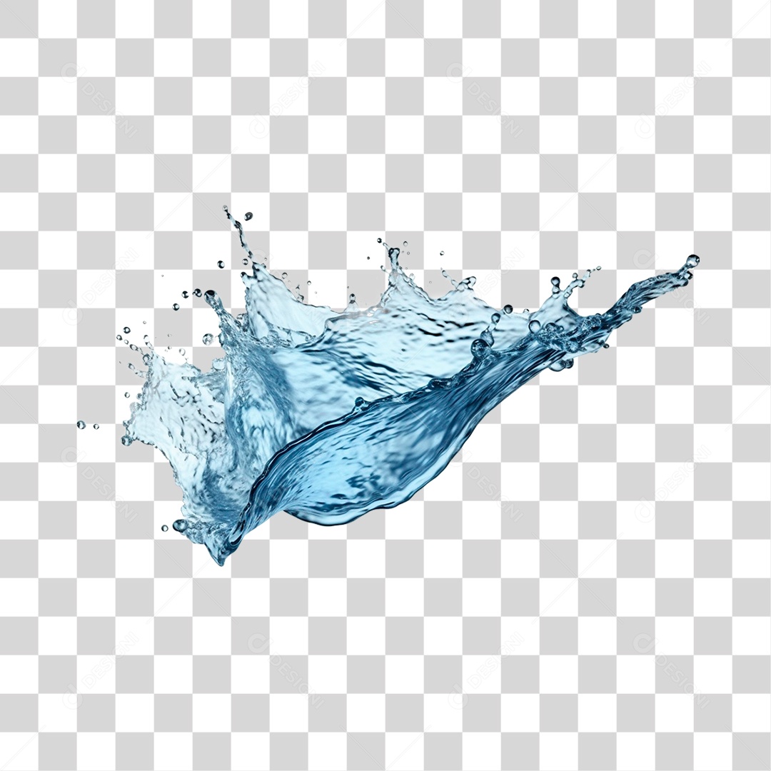 Agua Respingando PNG Transparente