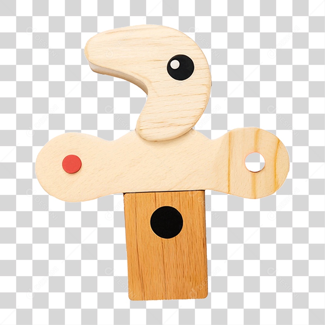 Boneco de Madeira PNG Transparente