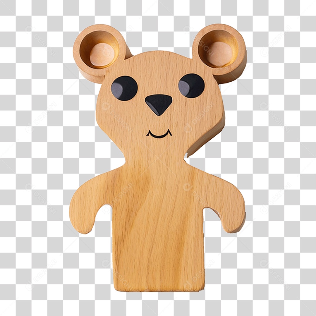 Boneco de Madeira PNG Transparente