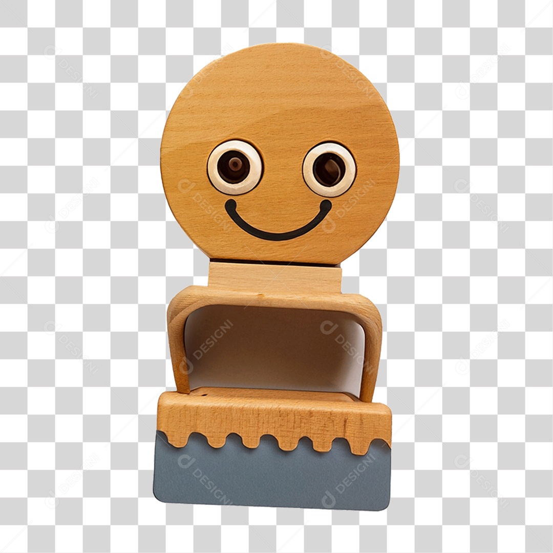 Boneco de Madeira PNG Transparente