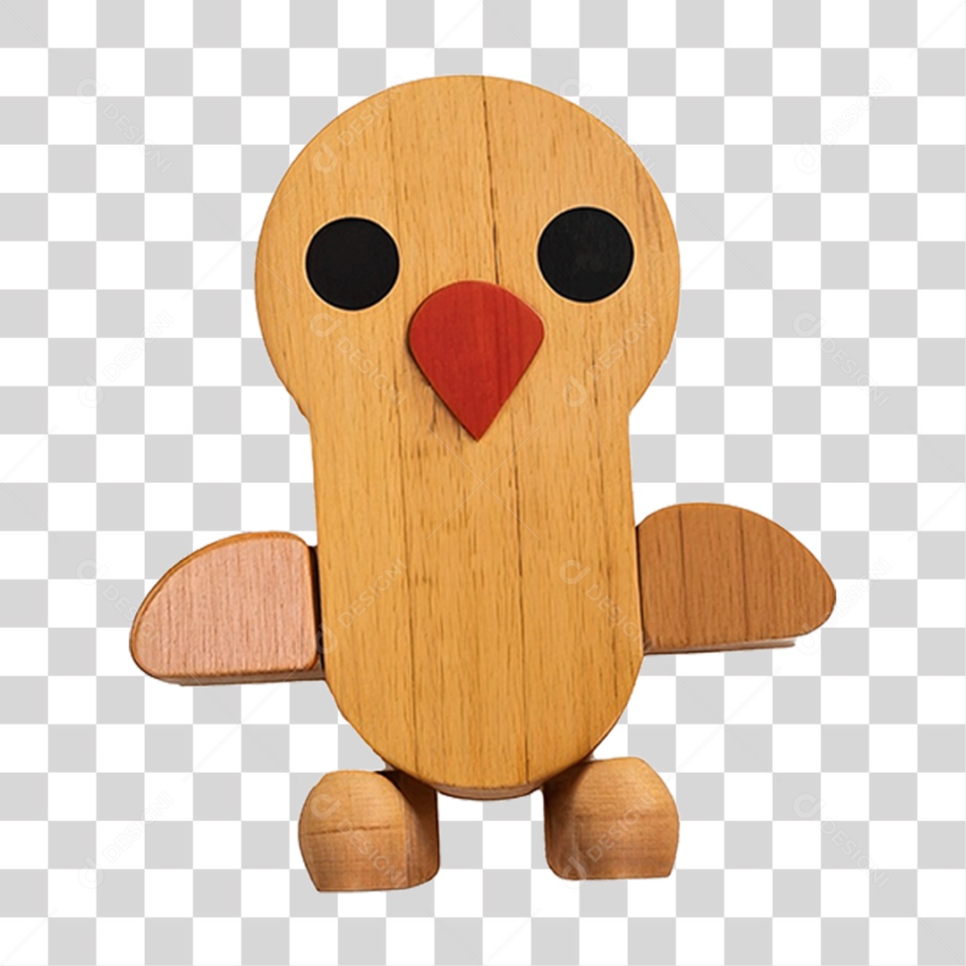 Boneco de Madeira PNG Transparente