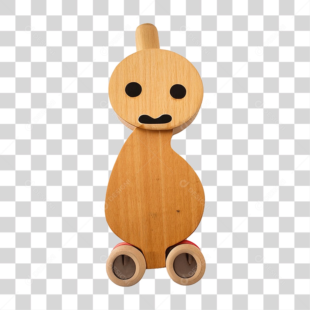 Boneco de Madeira PNG Transparente