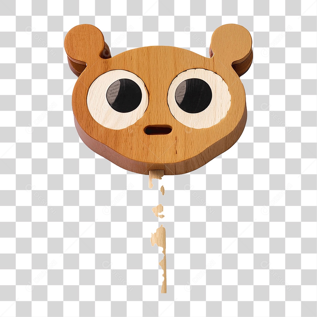 Boneco de Madeira PNG Transparente