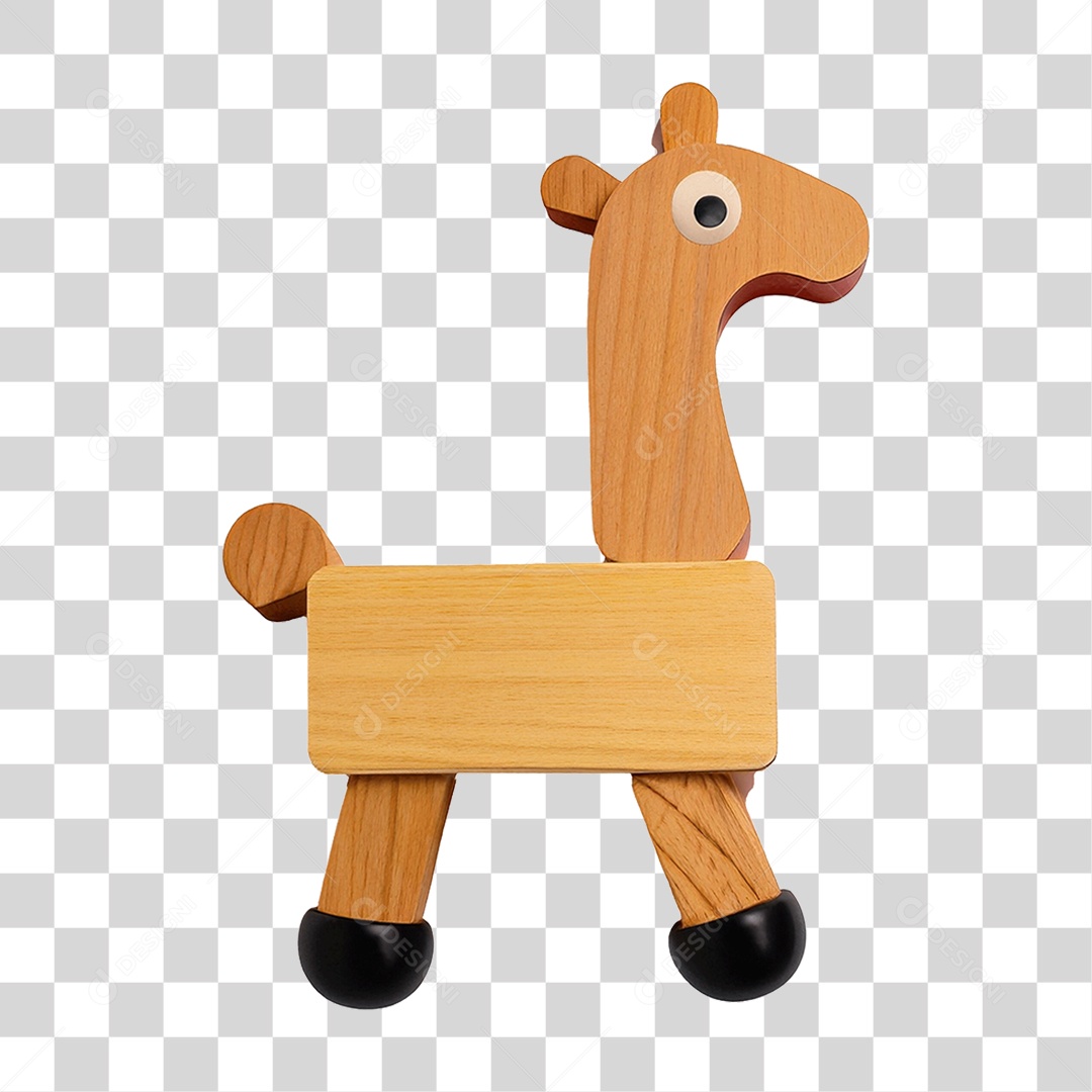 Boneco de Madeira PNG Transparente