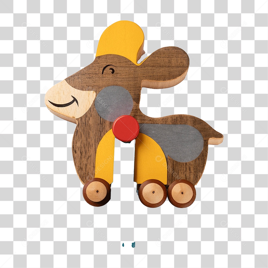 Boneco de Madeira PNG Transparente