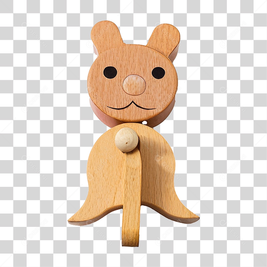 Boneco de Madeira PNG Transparente