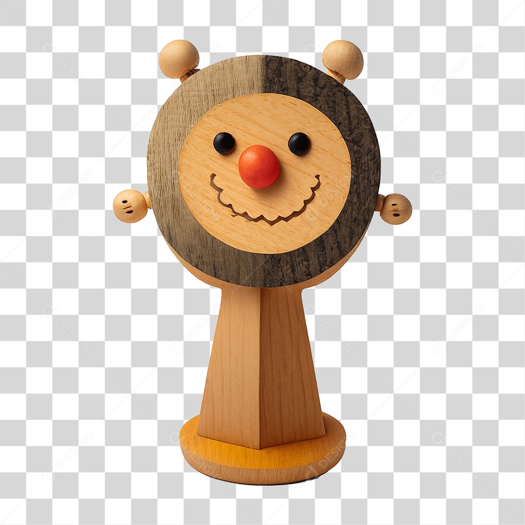 Boneco de Madeira PNG Transparente