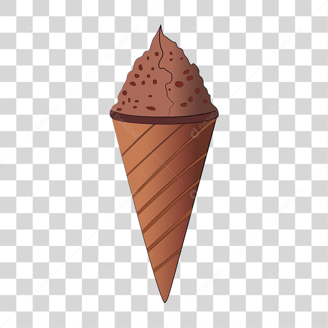 Casquinha de Sorvete PNG Transparente