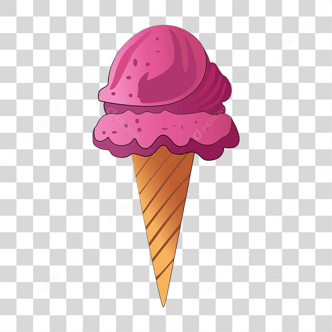 Casquinha de Sorvete PNG Transparente