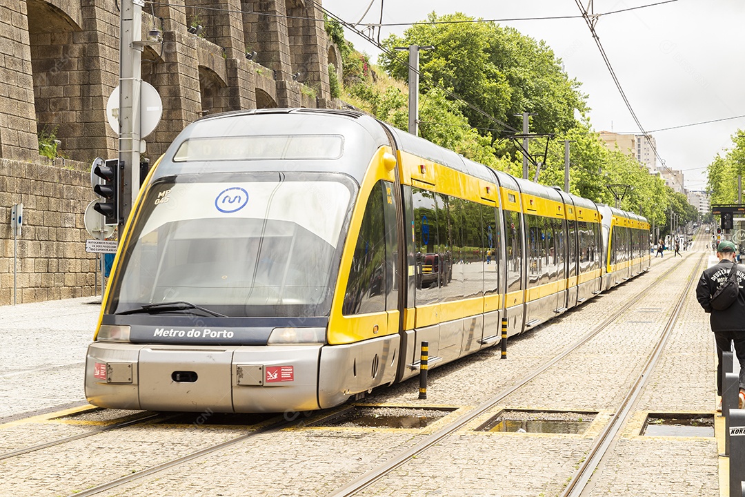 Metro de Portugal, em Vila Nova de Gaia. No Porto.