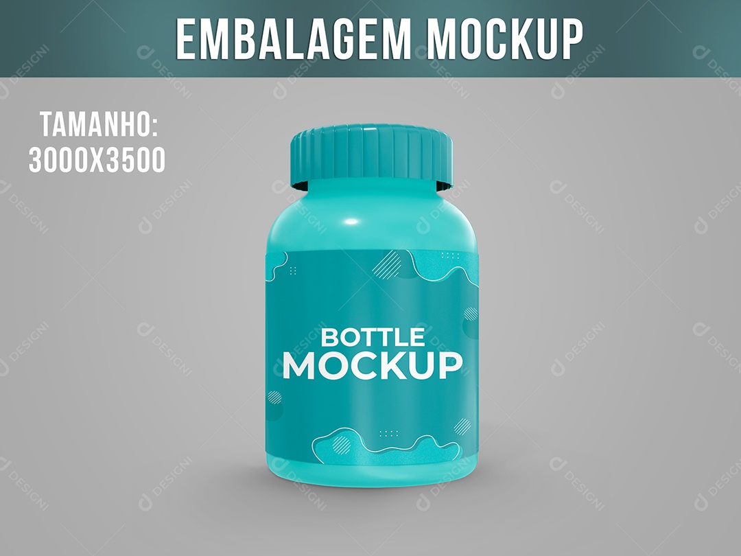 Mockup Embalagem Remédio Medicamento  PSD Editável