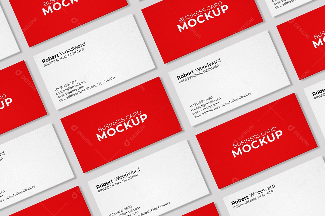 Cartões Mockup PSD Editável