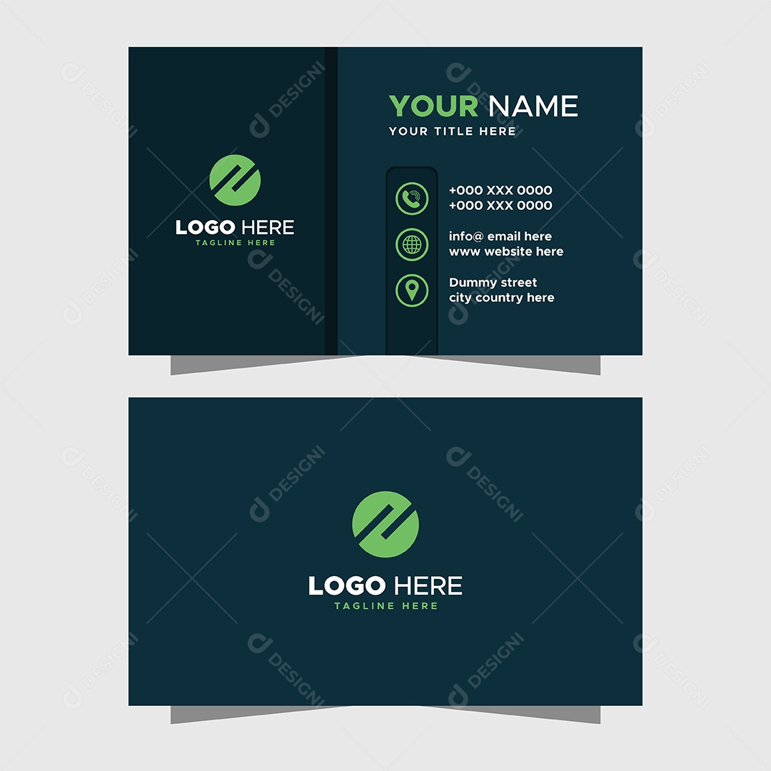 Cartão De Visitas EPS Editável