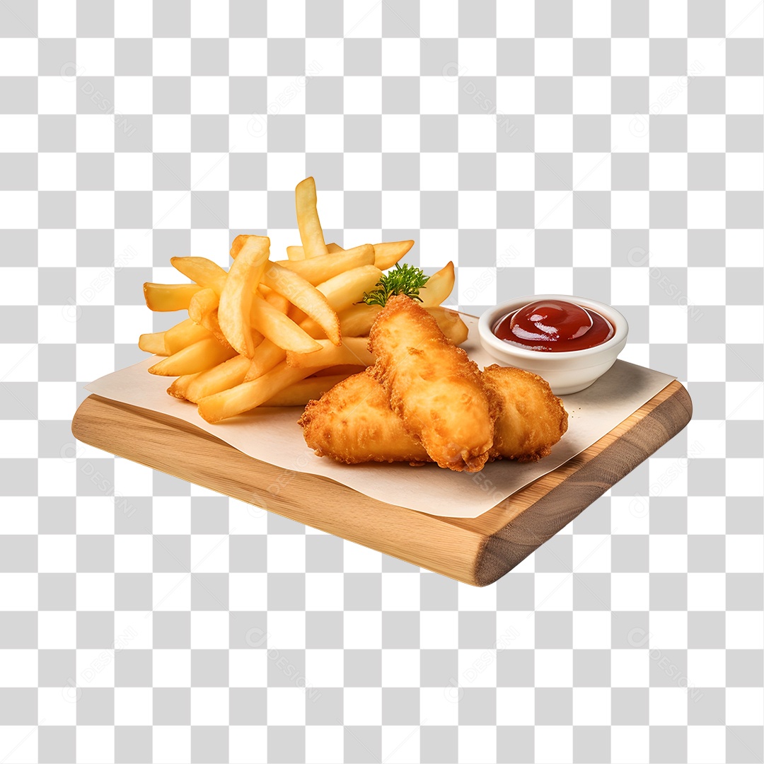 Batata Frita PNG Transparente