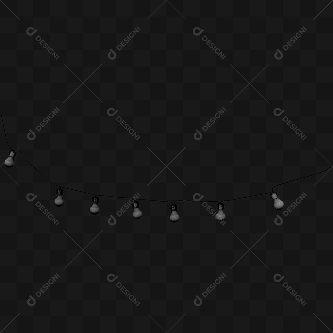 Lâmpadas Penduradas - Modelo 3D