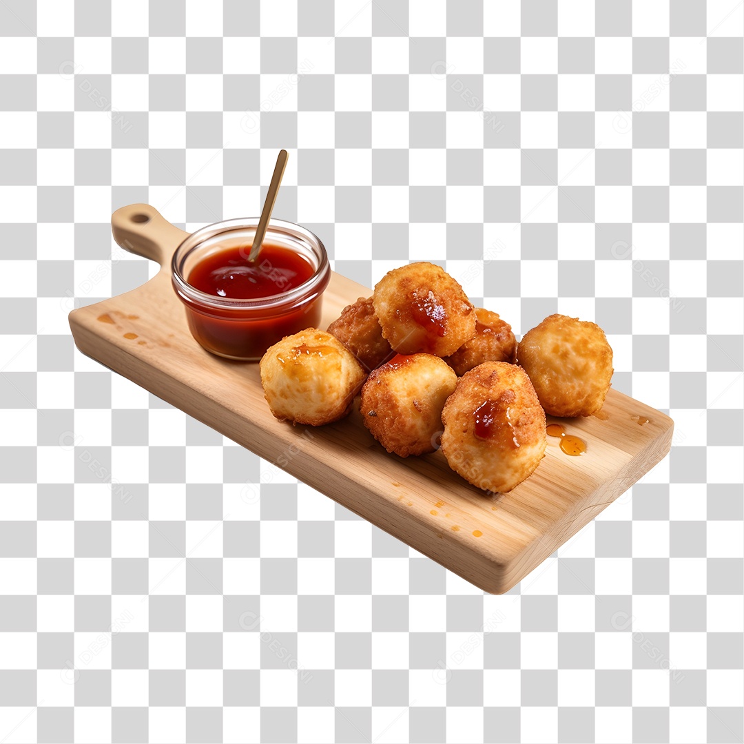 Batata Frita Rechiada Com Molho PNG Transparente