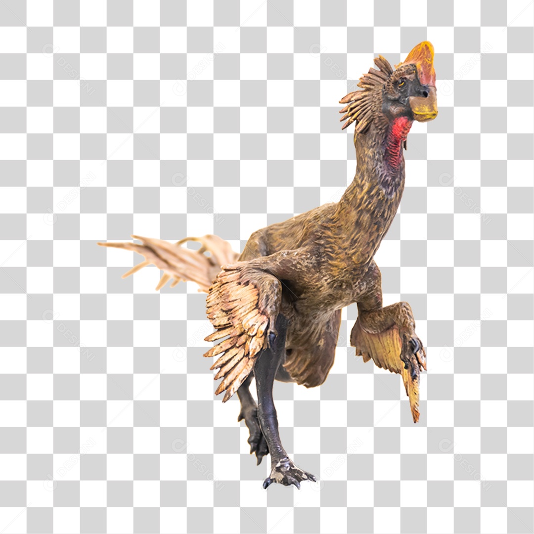 Objeto 3D Dinossauro Pré-histórico Para Composição PNG Transparente