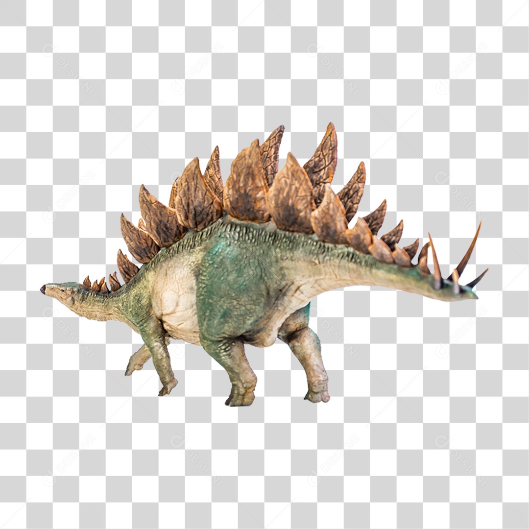 Objeto 3D Dinossauro Pré-histórico Para Composição PNG Transparente