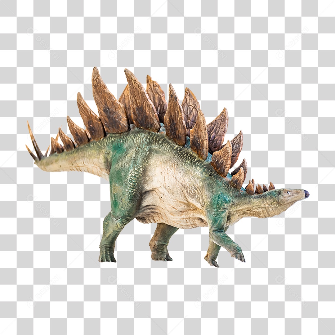 Objeto 3D Dinossauro Pré-histórico Para Composição PNG Transparente