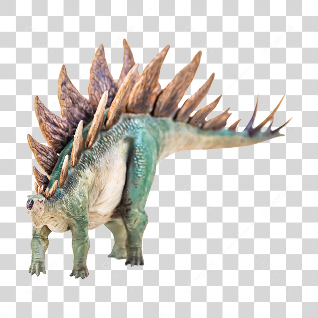 Objeto 3D Dinossauro Pré-histórico Para Composição PNG Transparente