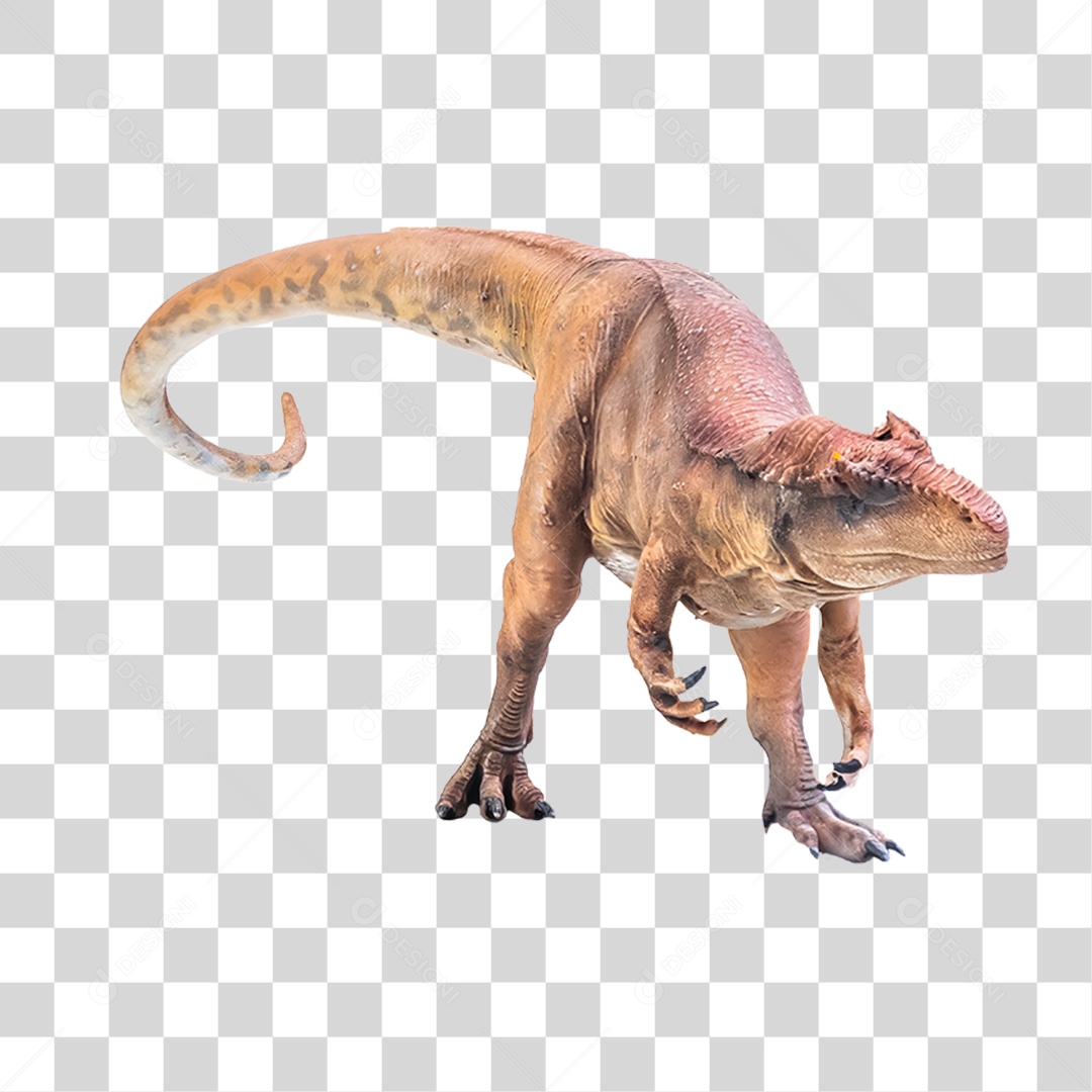 Objeto 3D Dinossauro Pré-histórico Para Composição PNG Transparente
