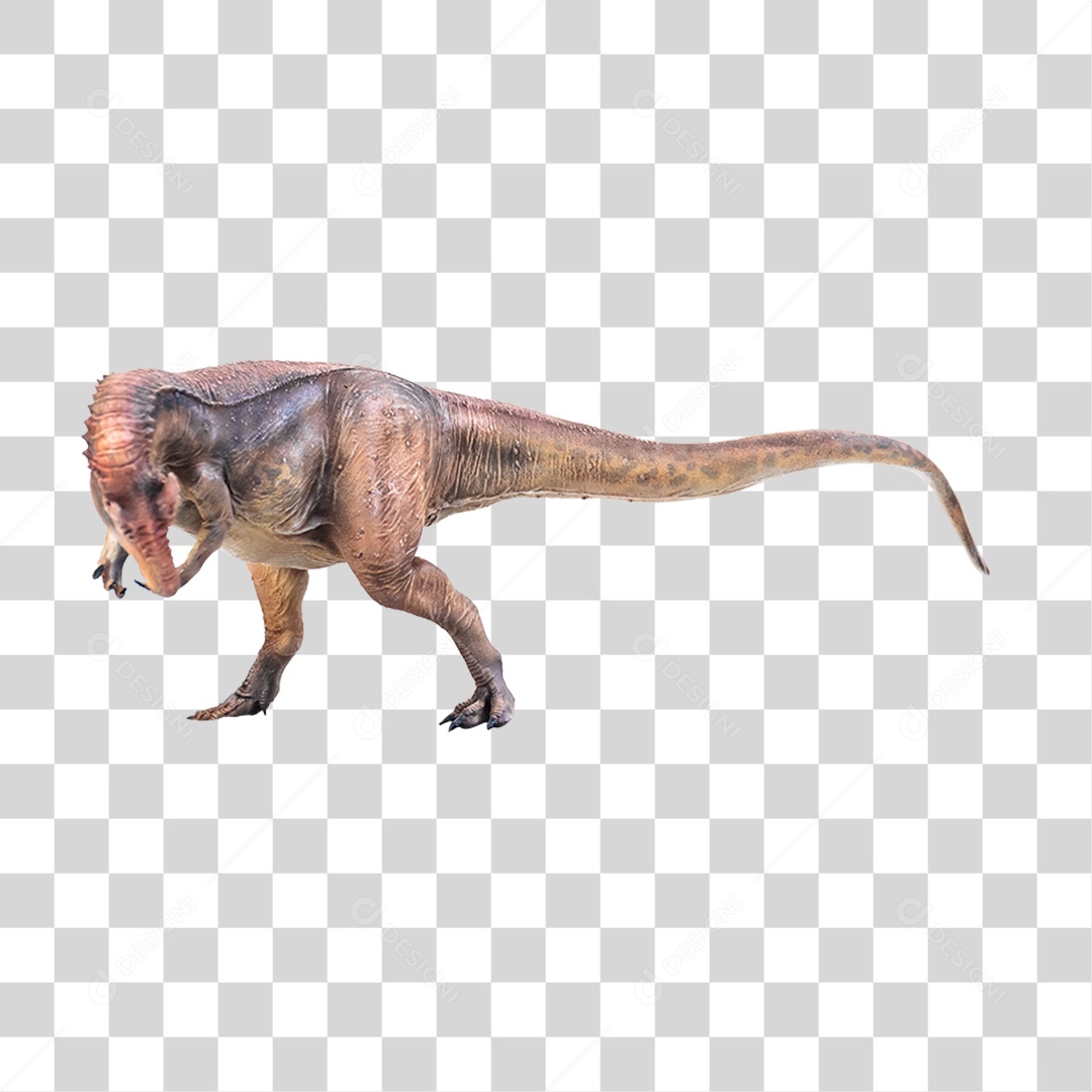 Objeto 3D Dinossauro Pré-histórico Para Composição PNG Transparente