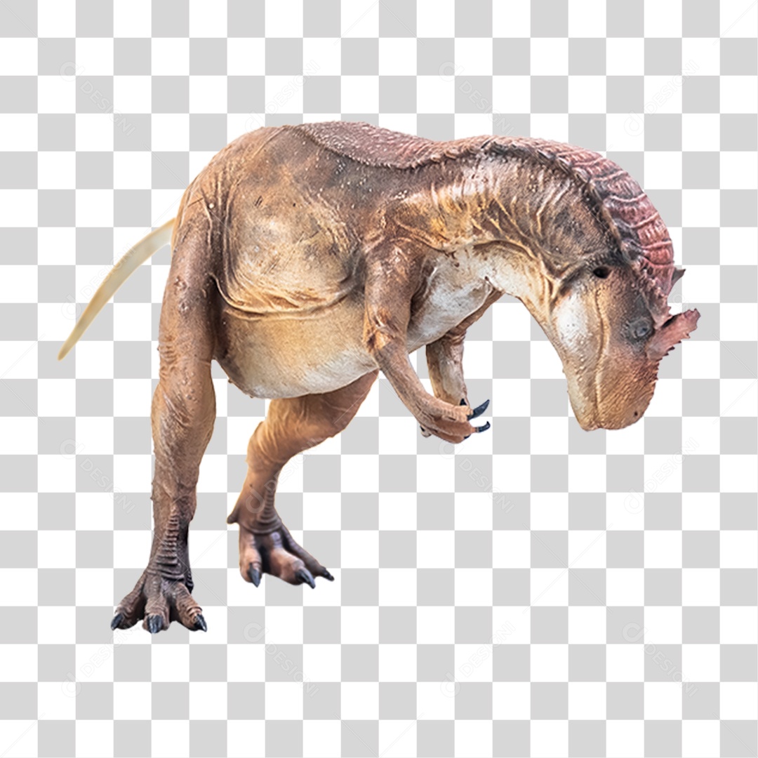 Objeto 3D Dinossauro Pré-histórico Para Composição PNG Transparente