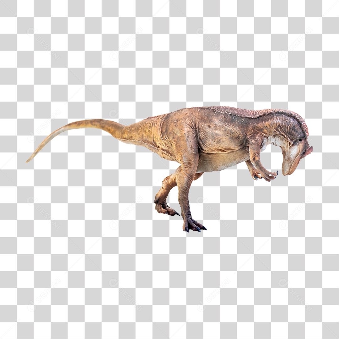 Objeto 3D Dinossauro Pré-histórico Para Composição PNG Transparente