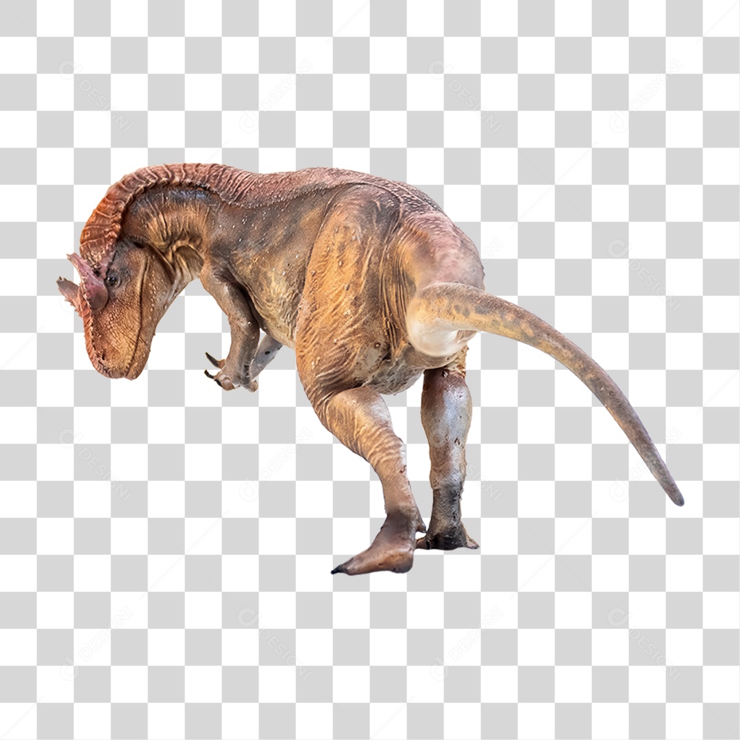 Objeto 3D Dinossauro Pré-histórico Para Composição PNG Transparente