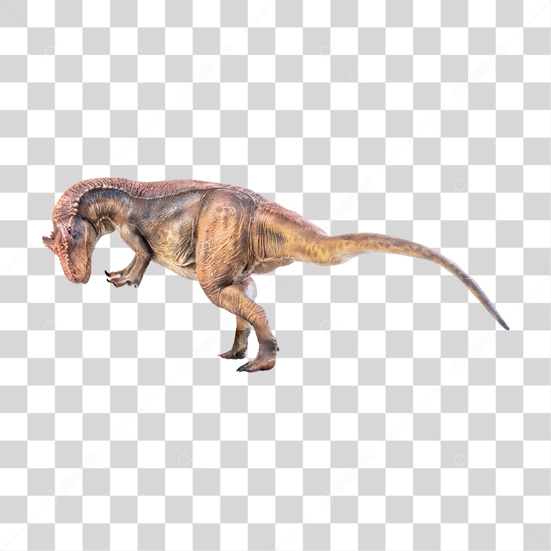 Objeto 3D Dinossauro Pré-histórico Para Composição PNG Transparente