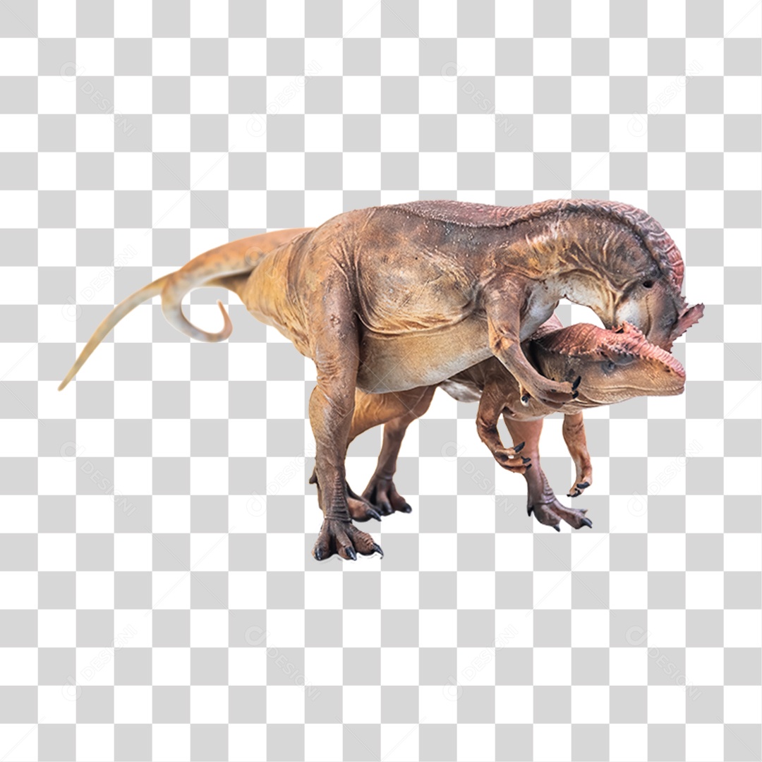 Objeto 3D Dinossauro Pré-histórico Para Composição PNG Transparente