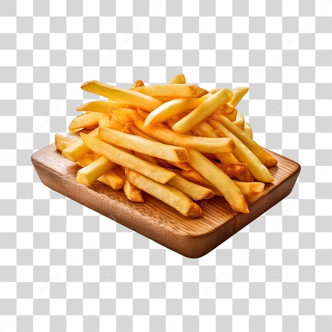 Porção De Batata Frita PNG Transparente