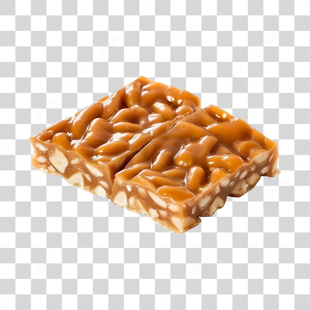 Doce Pé De Moleque PNG Transparente