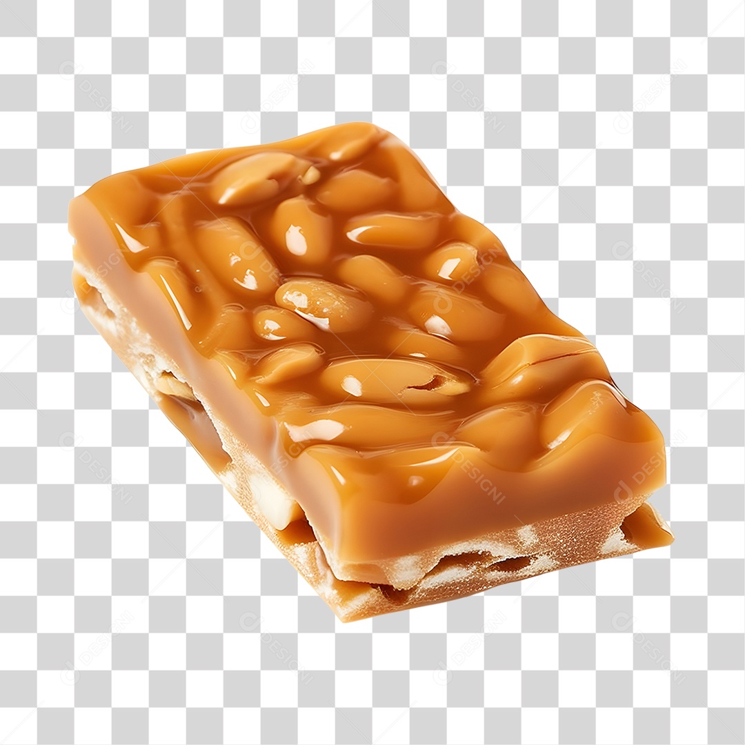 Doce Pé De Moleque PNG Transparente