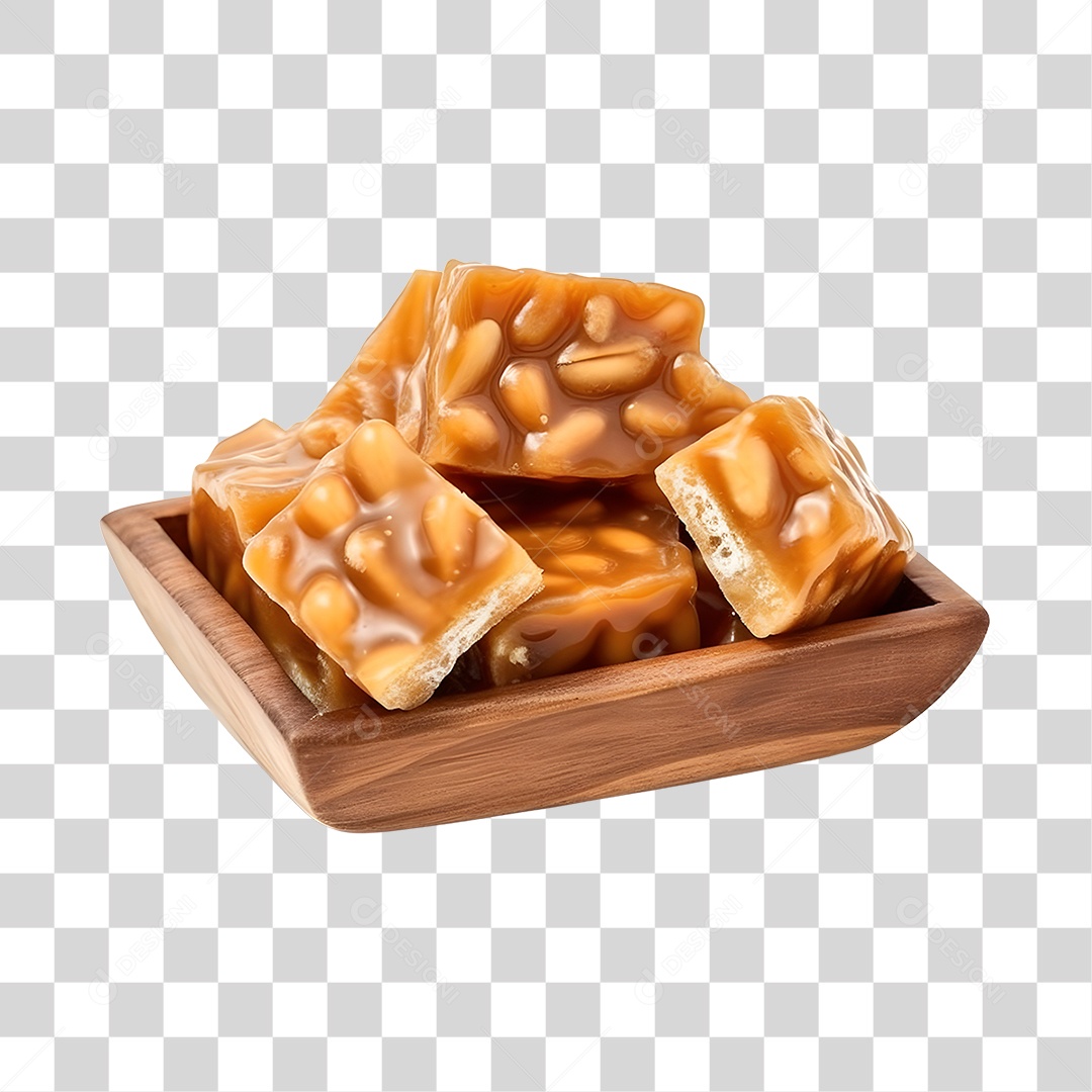 Doces Pé De Moleque PNG Transparente