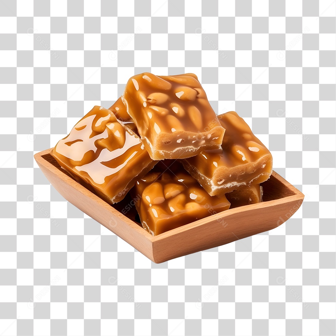 Doces Pé De Moleque PNG Transparente