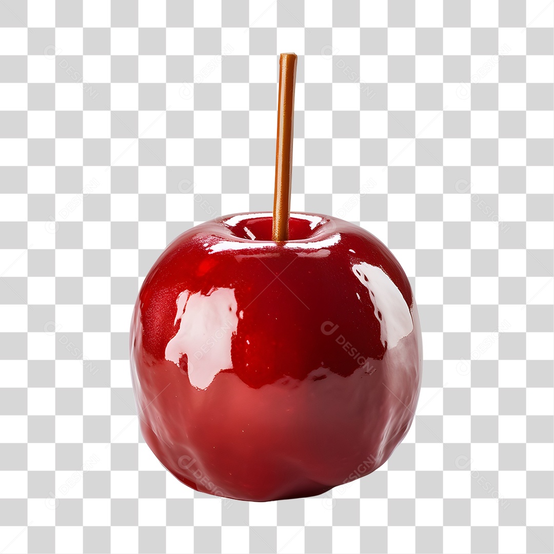 Maçã Do Amor PNG Transparente