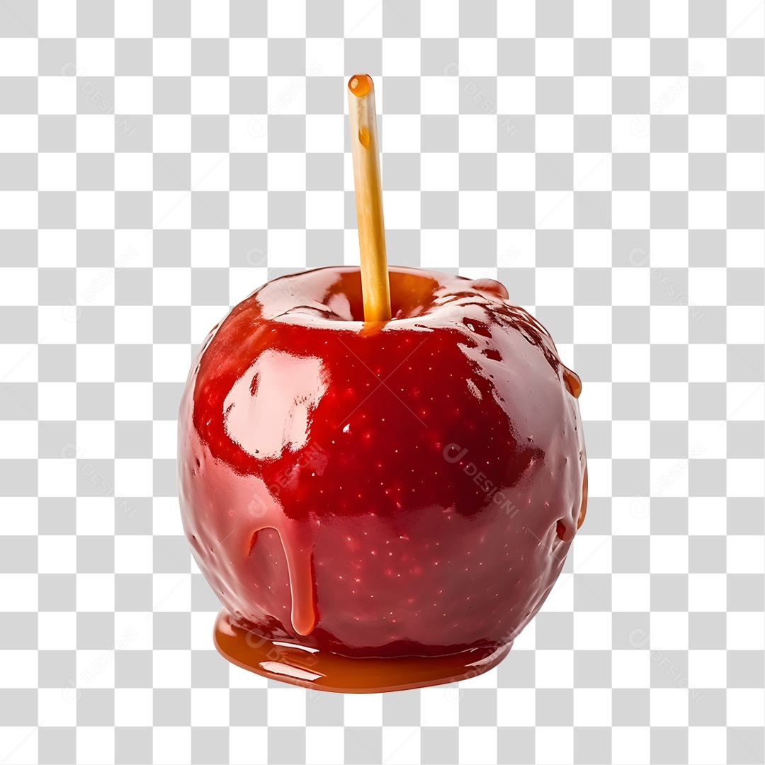 Maçã Do Amor PNG Transparente