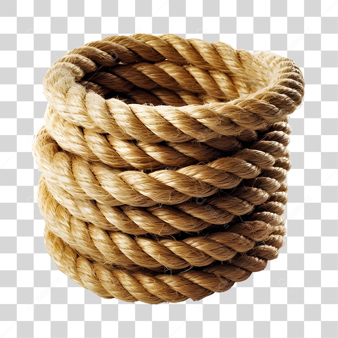 Corda Enrolada São João PNG Transparente