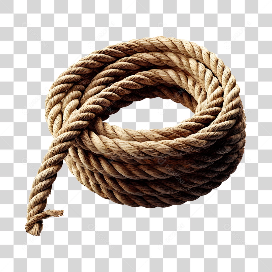 Corda Enrolada São João PNG Transparente