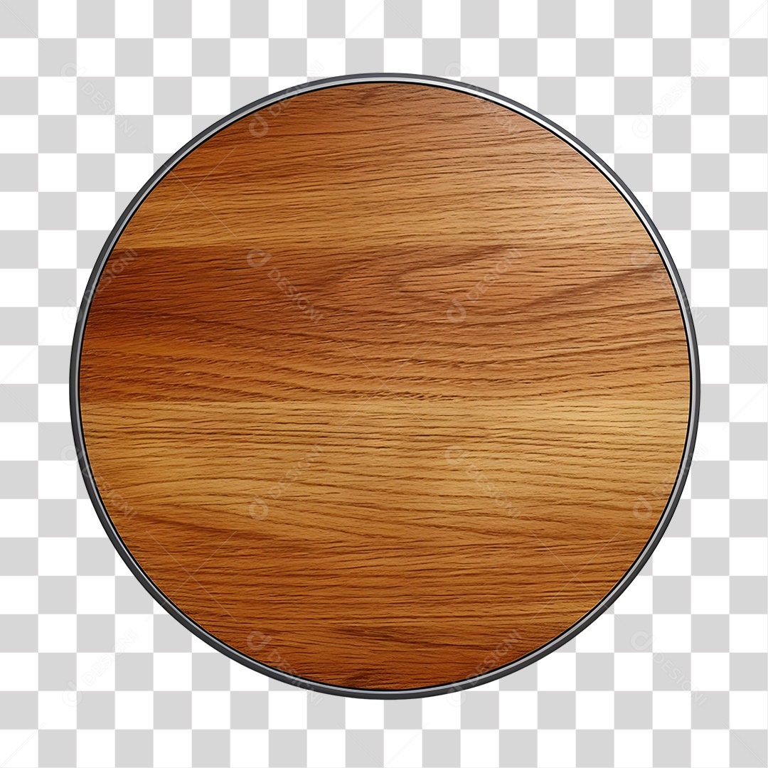 Painel Redondo De Madeira De São João PNG Transparente
