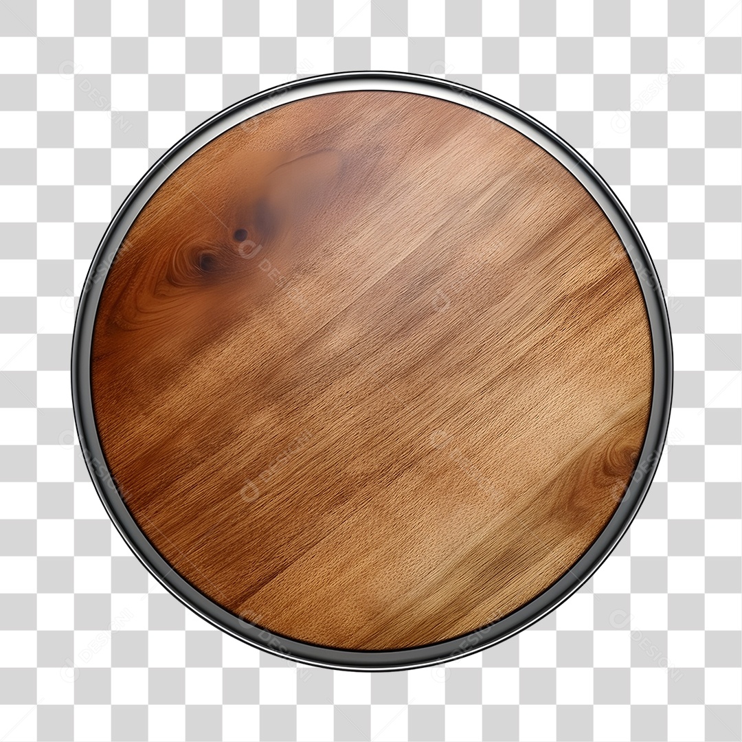 Painel Redondo De Madeira De São João PNG Transparente
