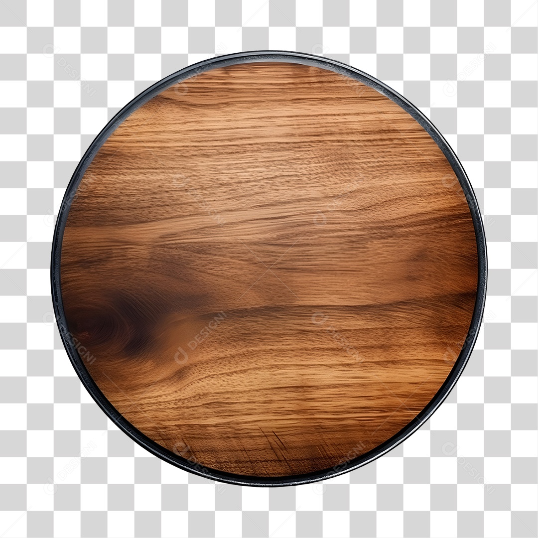 Painel Redondo De Madeira De São João PNG Transparente