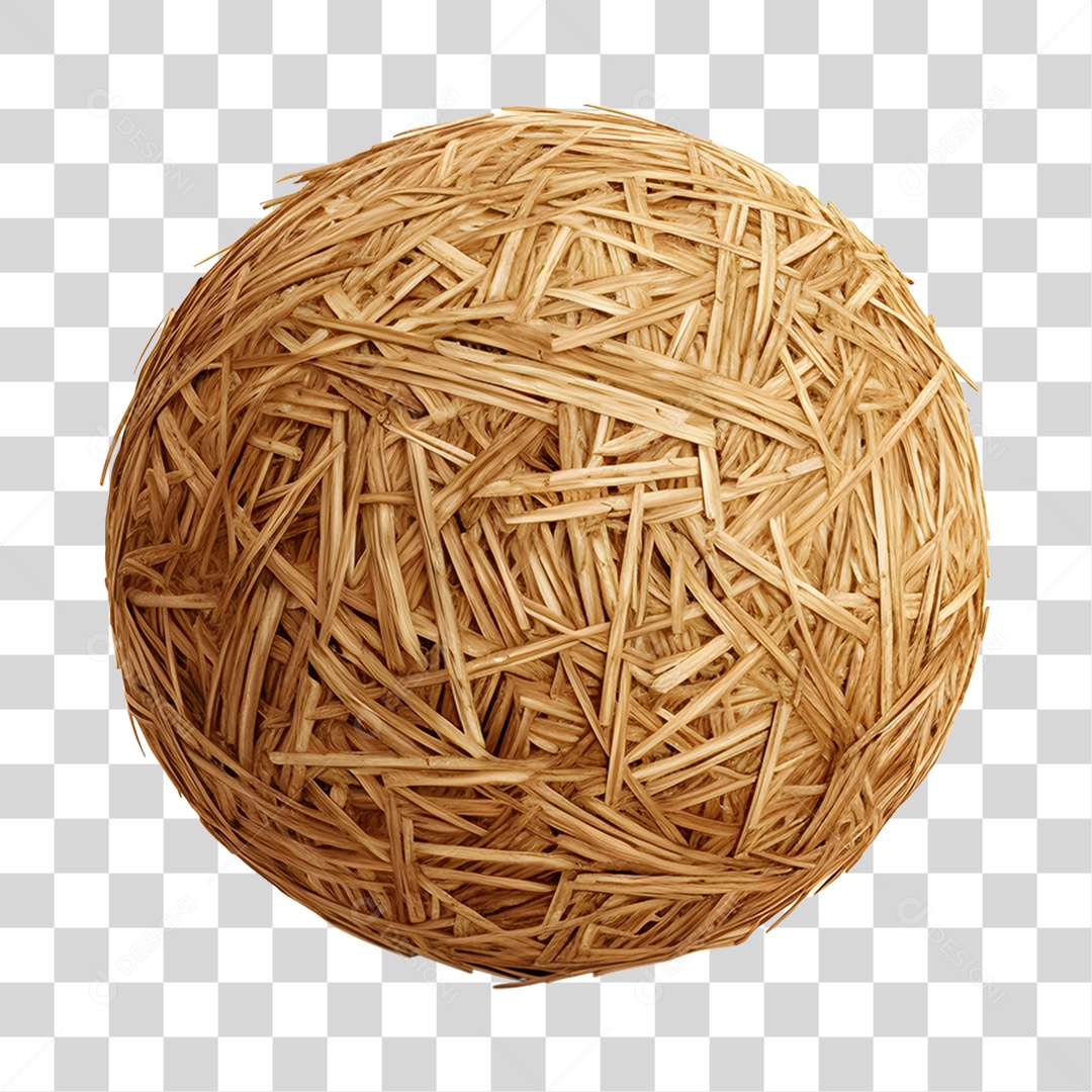 Bola De Palha De São João PNG Transparente