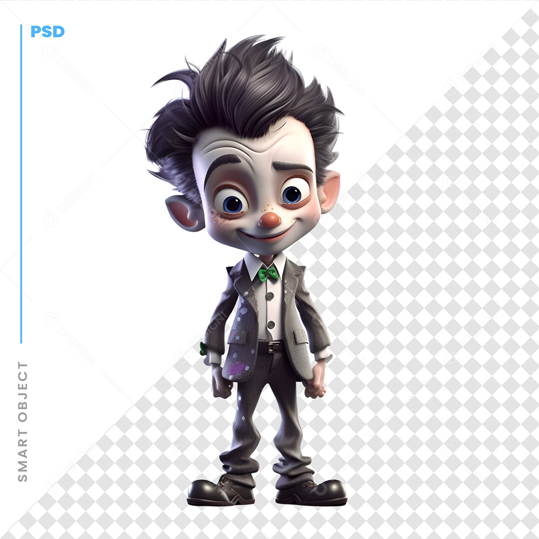 Personagem 3D Para Composição PSD