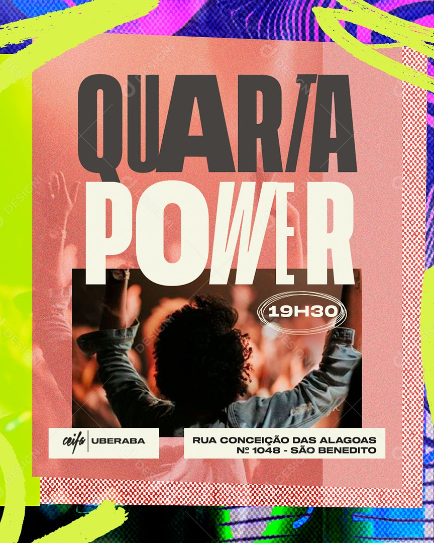Quarta Power Social Media PSD Editável