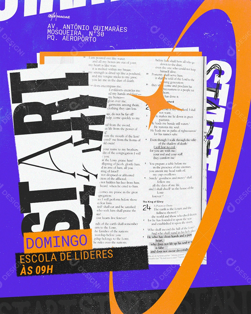 Start Escola de Líderes Social Media PSD Editável