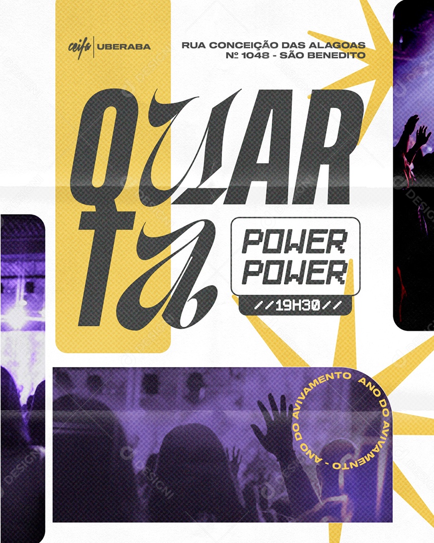 Quarta Power Social Media PSD Editável